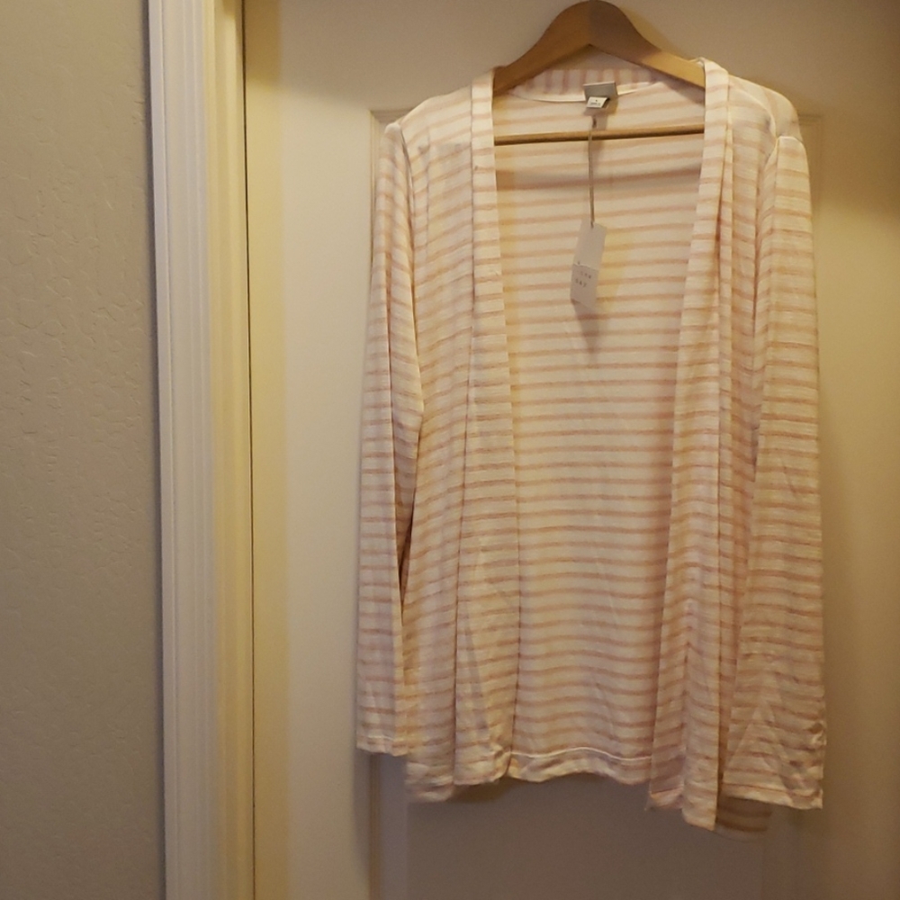 Striped cardigan